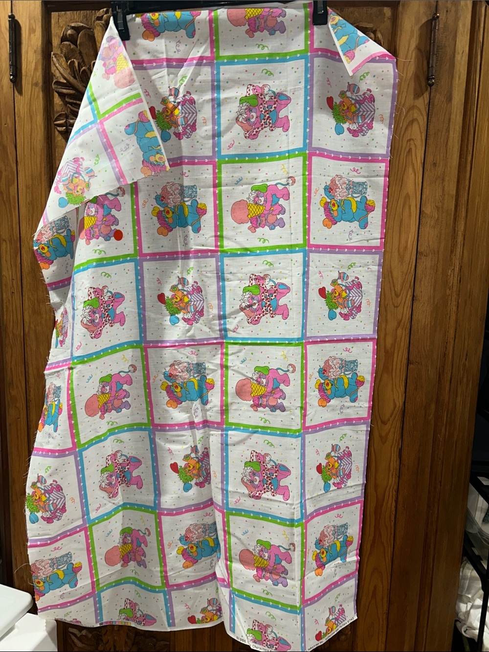 EUC Vintage 1986 Popples fabric